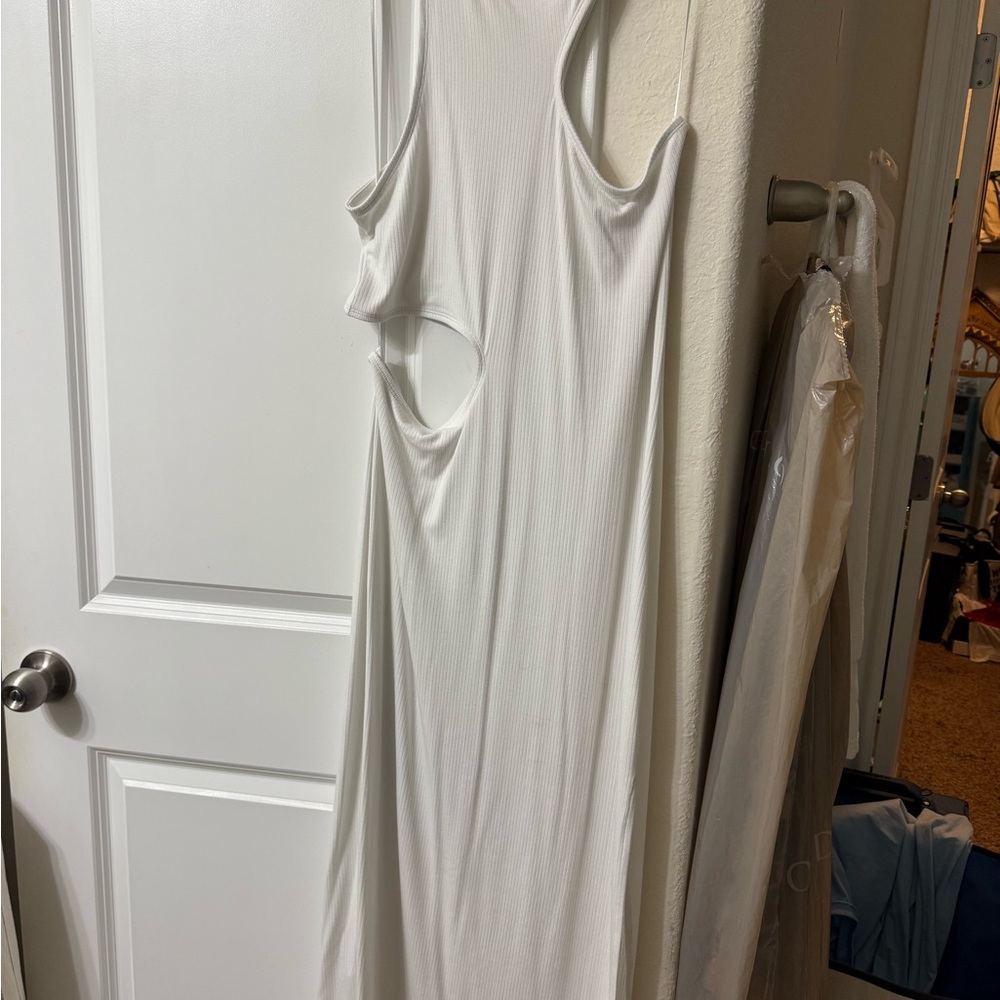 Abercrombie & Fitch White cutout Dress